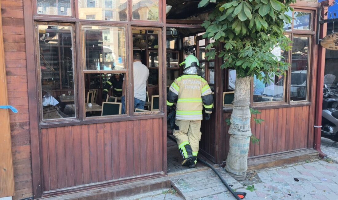 KÜTAHYA (AA) – Kütahya’da bir kafede piknik tüpünün patlaması sonucu