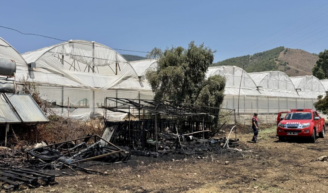 MUĞLA (AA) – Muğla'nın Fethiye ilçesinde otluk alanda çıkan yangın,