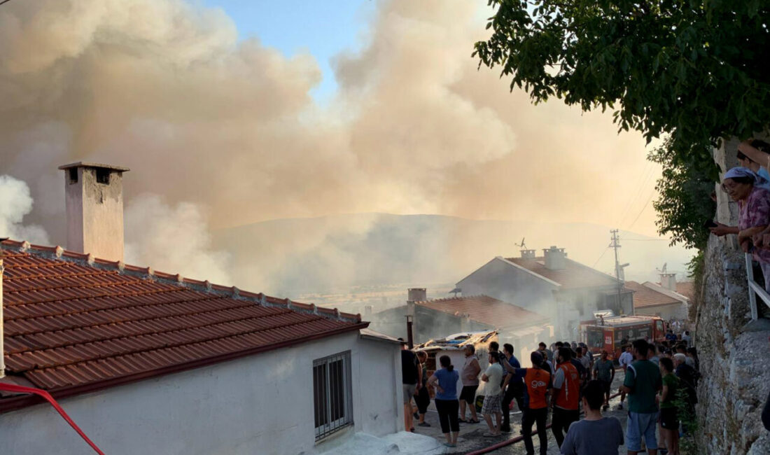 MUĞLA (AA) – Muğla'nın Menteşe ilçesinde, müstakil ahşap evde çıkan
