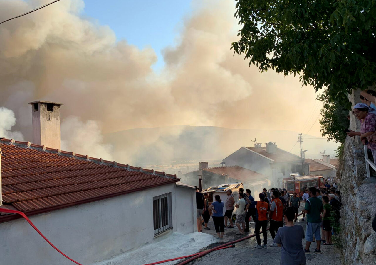 MUĞLA (AA) – Muğla'nın Menteşe ilçesinde, müstakil ahşap evde çıkan