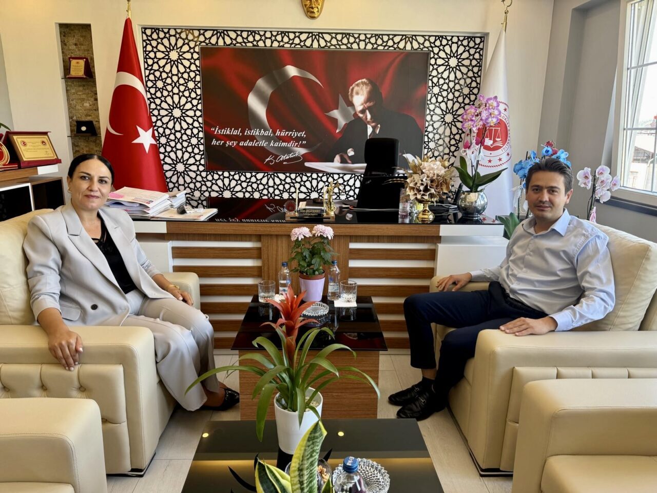 MUĞLA (AA) – Seydikemer Kaymakamı Mustafa Dilekli, Seydikemer Cumhuriyet Başsavcısı