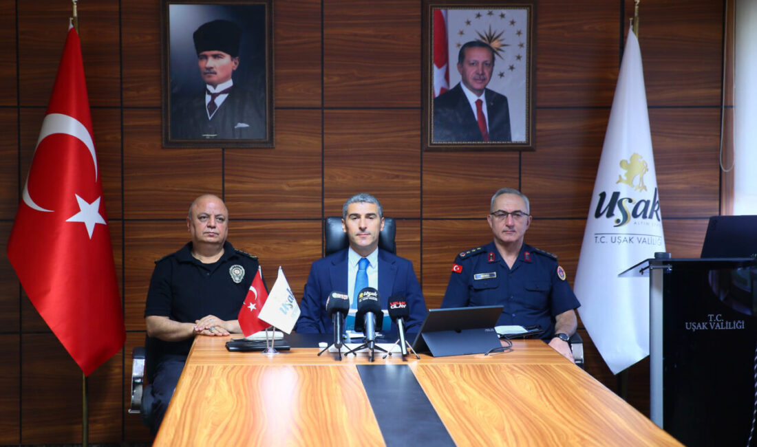 UŞAK (AA) – Uşak Valisi Naci Aktaş, "İlimizde 1 Haziran'dan