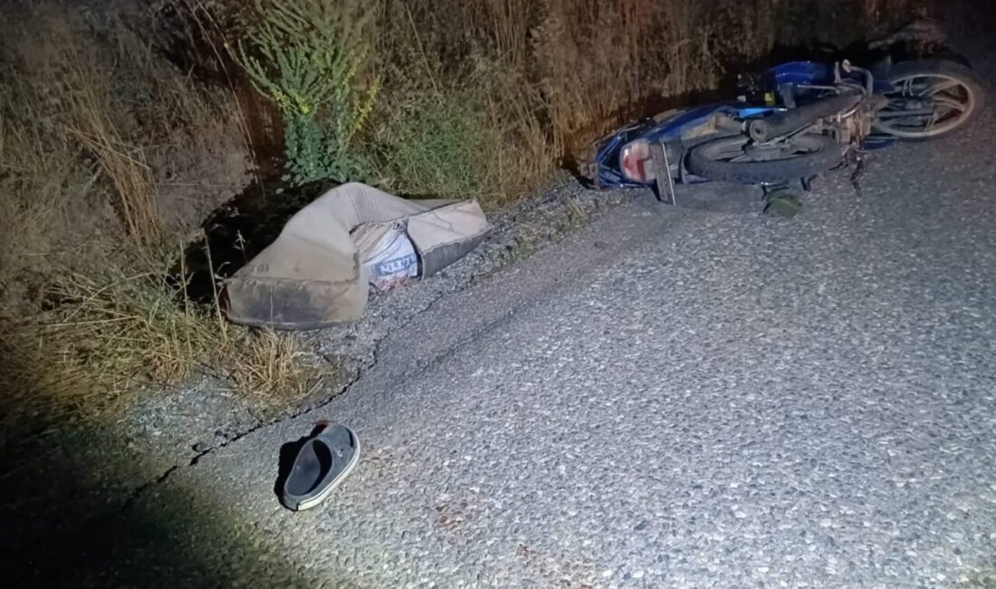 UŞAK (AA) – Uşak'ın Banaz ilçesinde şarampole devrilen motosikletin sürücüsü