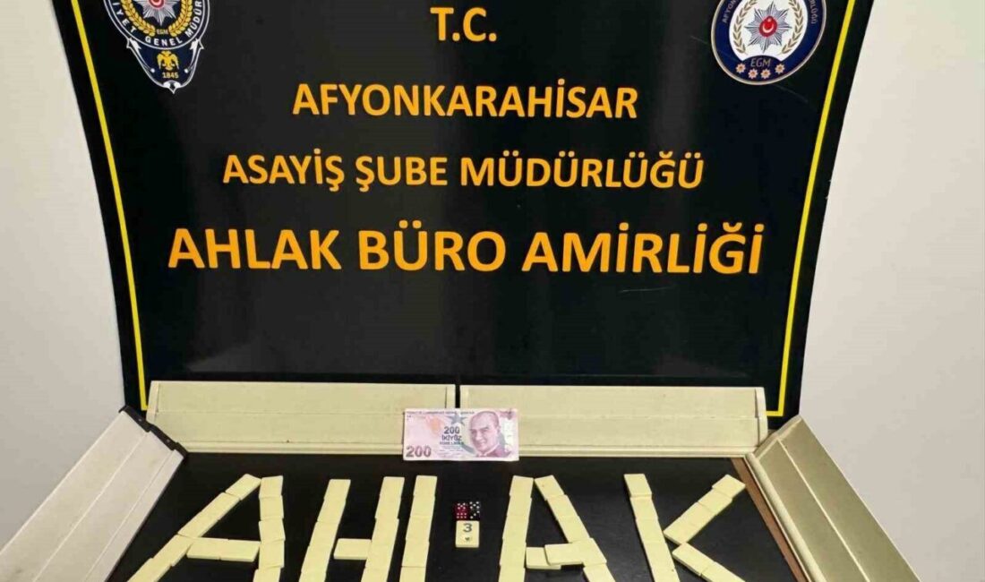 Afyonkarahisar İl Emniyet Müdürlüğü tarafından suç ve suçlularla mücadele kapsamında