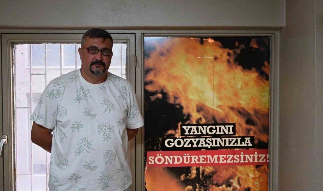 Eskişehir’de 15 yıldır yangın söndürme ve algılama cihazları satan Ömer