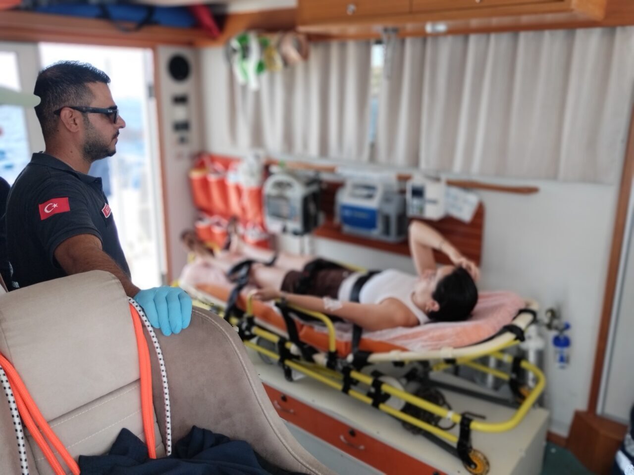 MUĞLA (AA) – Muğla'nın Bodrum ilçesi açıklarında teknede fenalaşan Meksikalı