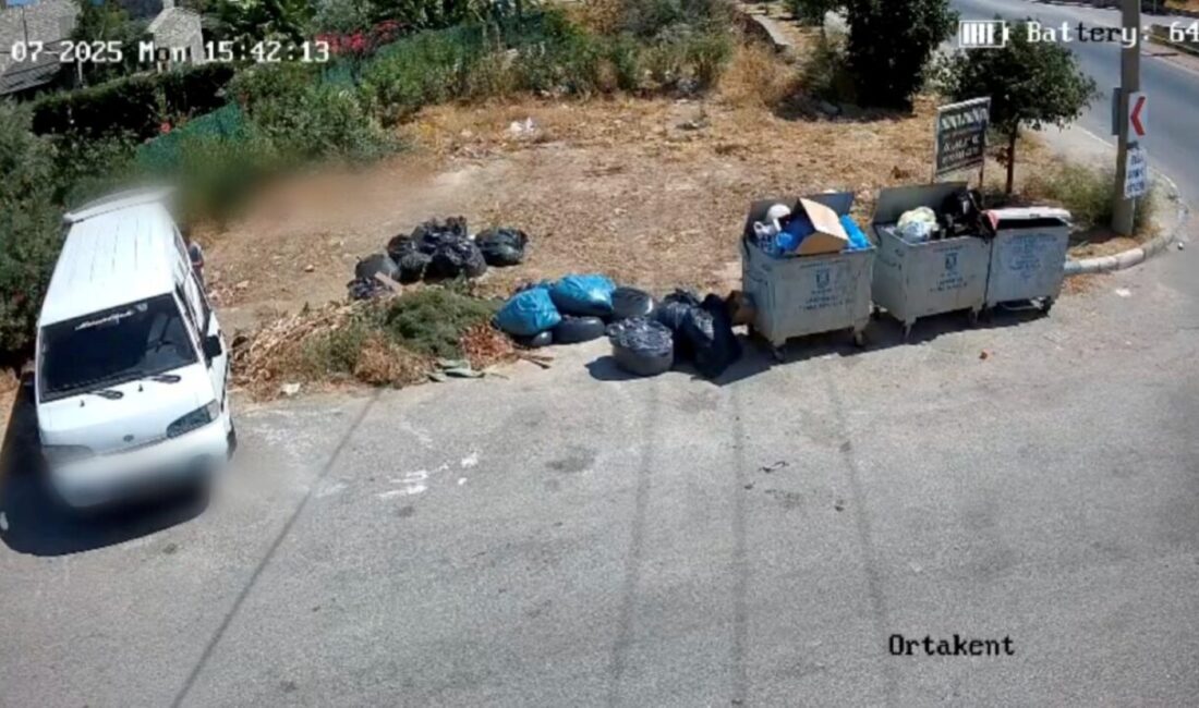 MUĞLA (AA) – Muğla'nın Bodrum ilçesinde çevreyi kirletenlere kameralarla tespit