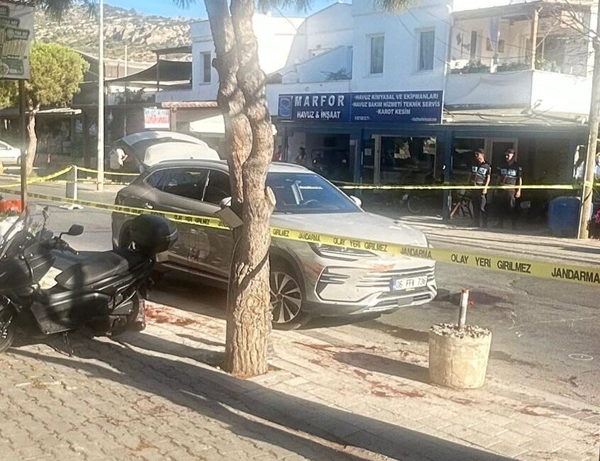 MUĞLA (AA) – Muğla'nın Bodrum ilçesinde, yol verme tartışması nedeniyle