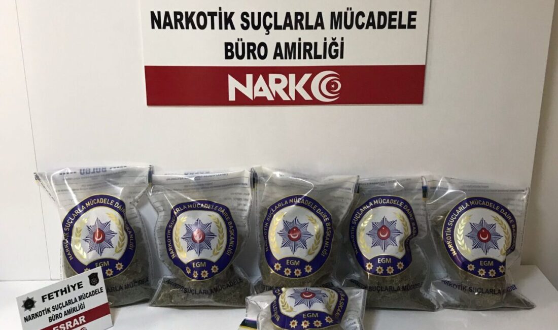 MUĞLA (AA) – Muğla'nın Fethiye ilçesinde uyuşturucu ticareti yaptıkları iddiasıyla