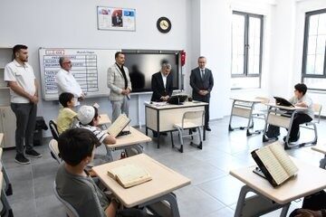 İl Millî Eğitim Müdürü Sinan Aydın ve İl Müftüsü Muharrem
