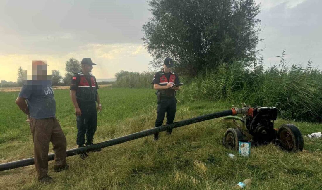 Afyonkarahisar İl Jandarma Komutanlığınca Eber Gölünü besleyen Akarçay Havzası’ndan izinsiz