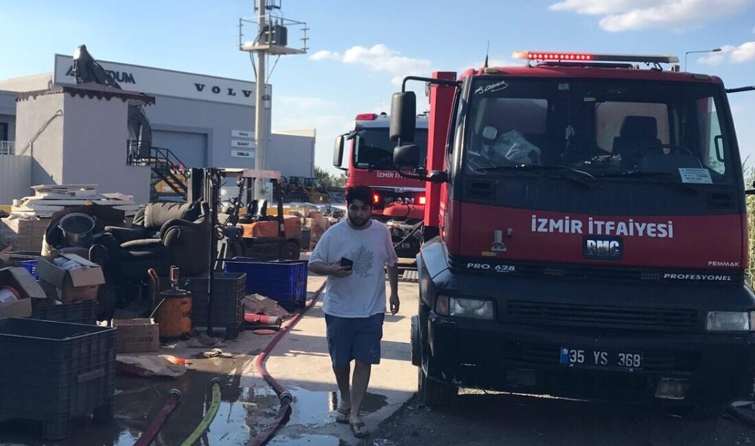İZMİR (AA) – İzmir'in Menemen ilçesinde mobilya üretimi yapan bir