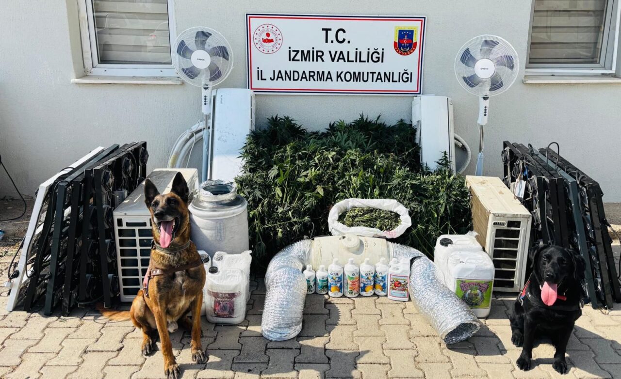 İZMİR (AA) – İzmir'in Menderes ilçesinde düzenlenen uyuşturucu operasyonunda 1