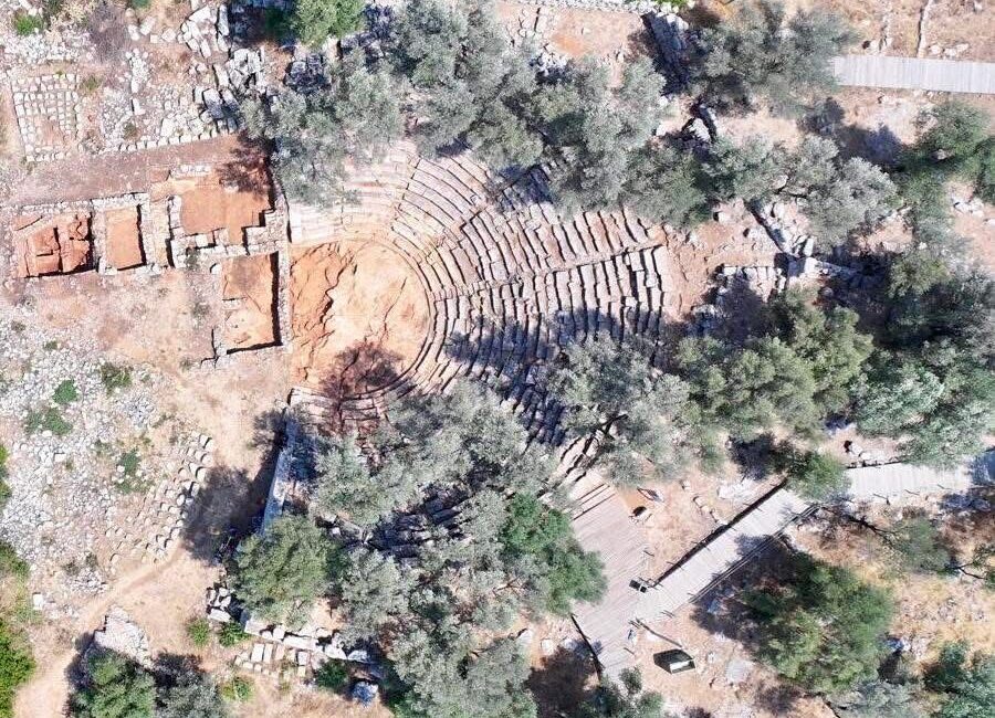 MUĞLA (AA) – Muğla'nın Marmaris ilçesindeki Kedreai Antik Kenti'nde 2025