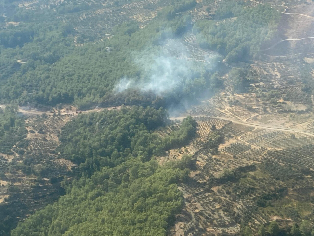 MUĞLA (AA) – Muğla'nın Fethiye ilçesinde çıkan orman yangınına müdahale