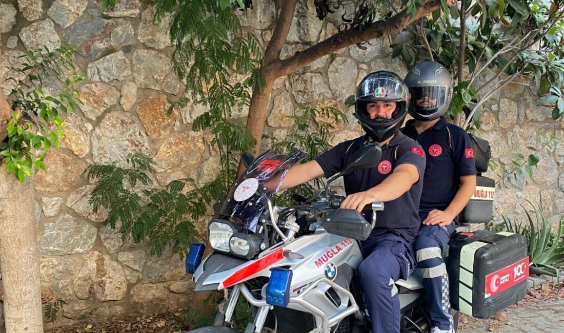 MUĞLA (AA) – Muğla'da motosikletli acil sağlık ekiplerinin hizmet verdiği