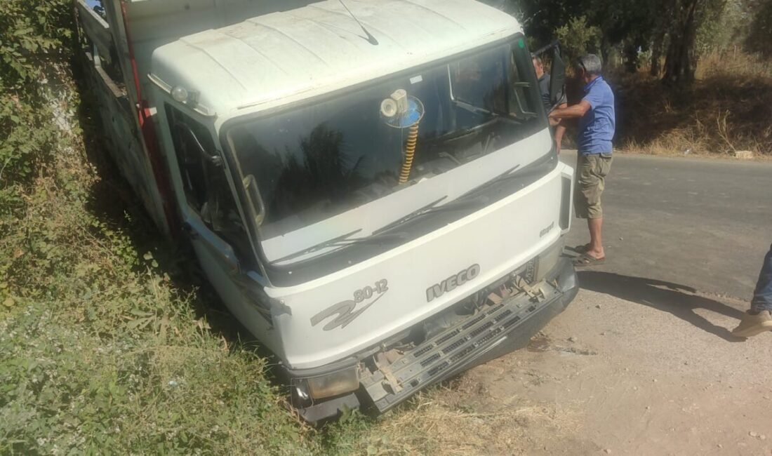 İZMİR (AA) – İzmir'in Ödemiş ilçesinde kamyonla çarpışan motosikletin sürücüsü