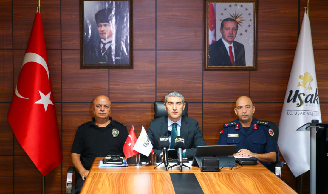 UŞAK (AA) – Uşak Valisi Naci Aktaş, 1 Haziran'dan bu