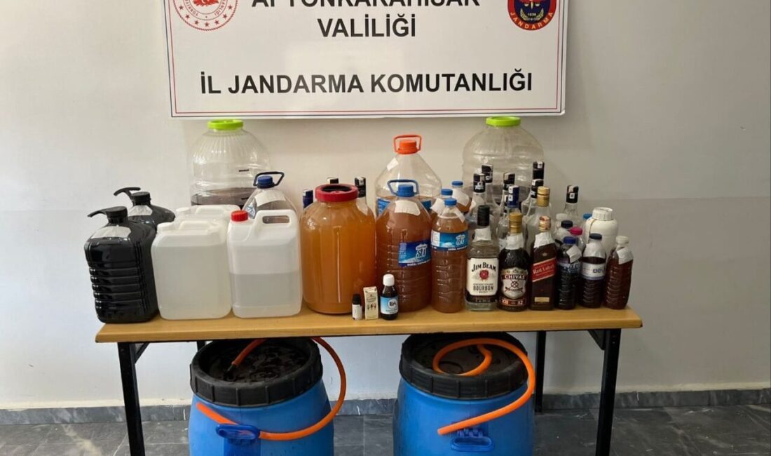 AFYONKARAHİSAR (AA) – Afyonkarahisar'ın Sultandağı ilçesinde sahte alkol imalatçılarına yönelik