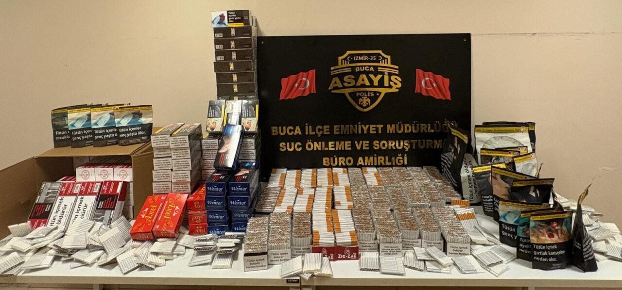 İZMİR (AA) – Buca'da kaçakçılık operasyonunda 1 şüpheli gözaltına alındı.