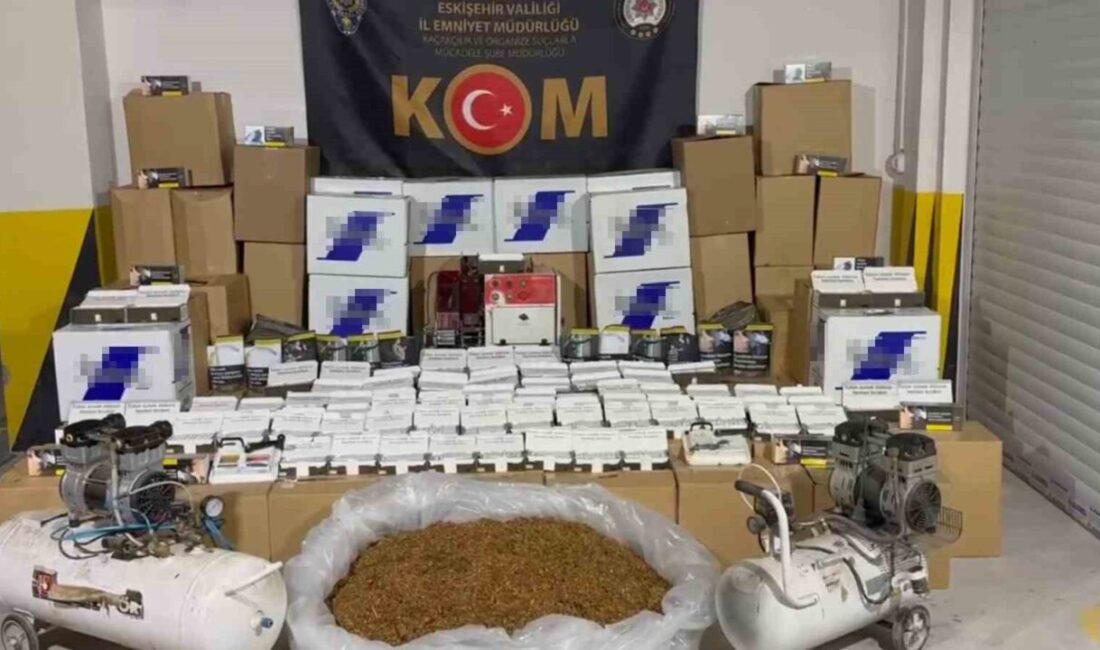 Eskişehir İl Emniyet Müdürlüğü ekiplerince yapılan çalışmalar sonucunda 315 kilogram