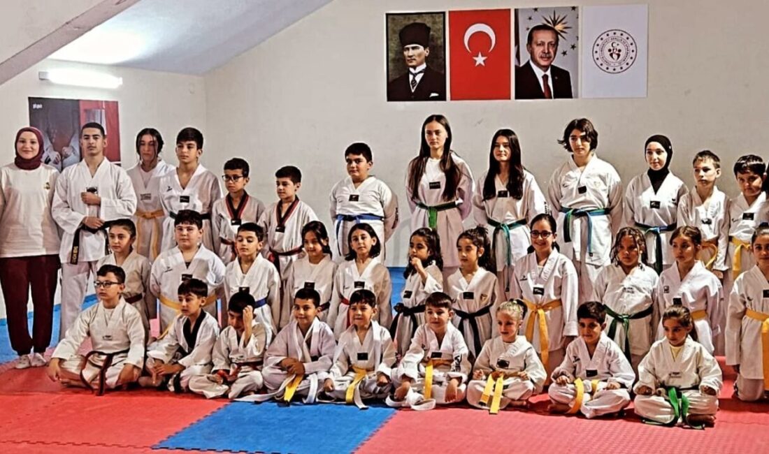 Eskişehir’de sınavda başarılı 40 taekwondo sporcusu bir üst kuşağa terfi