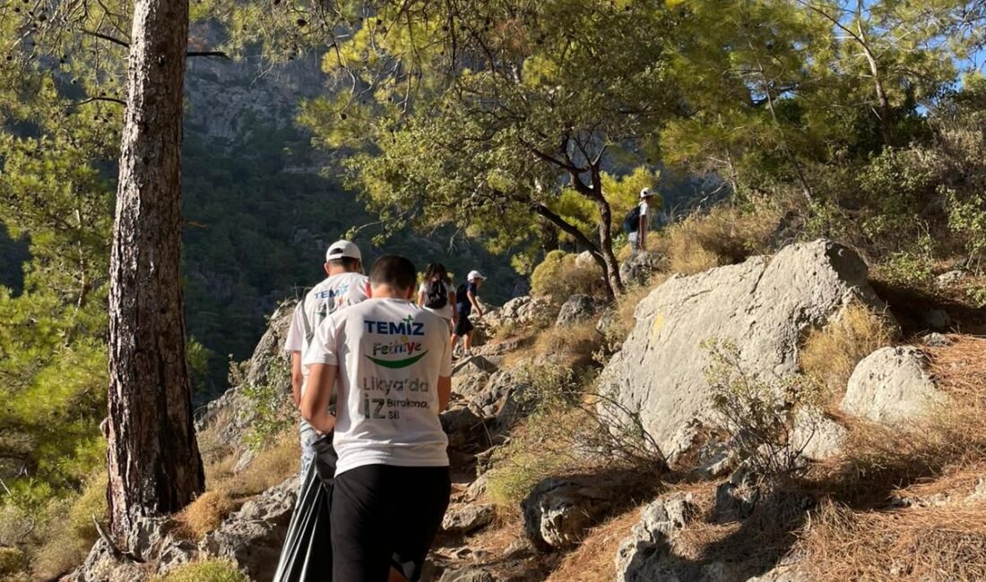 MUĞLA (AA) – Muğla’nın Fethiye ilçesindeki tarihi Likya Yolu'nun bir
