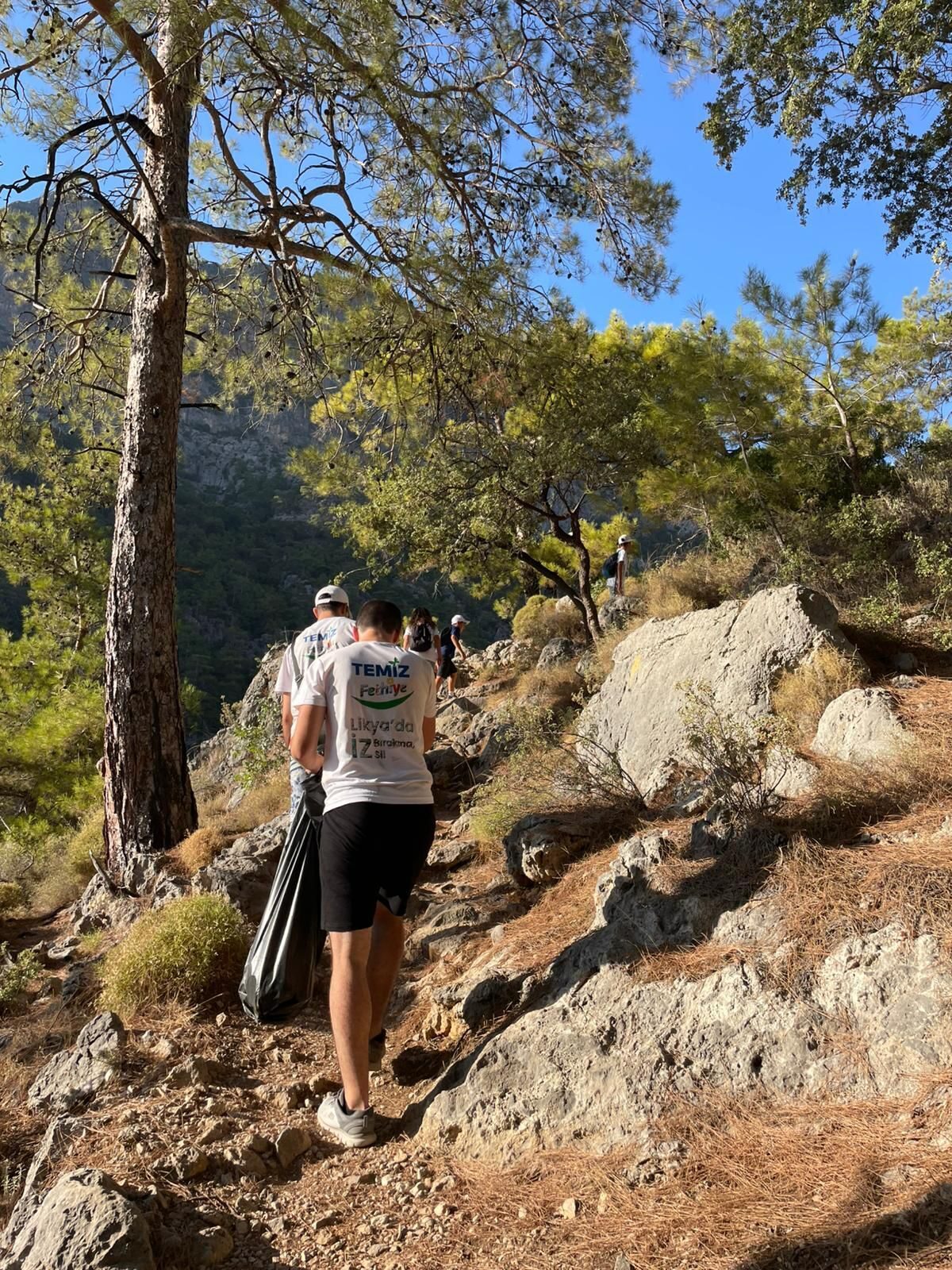 MUĞLA (AA) – Muğla’nın Fethiye ilçesindeki tarihi Likya Yolu'nun bir