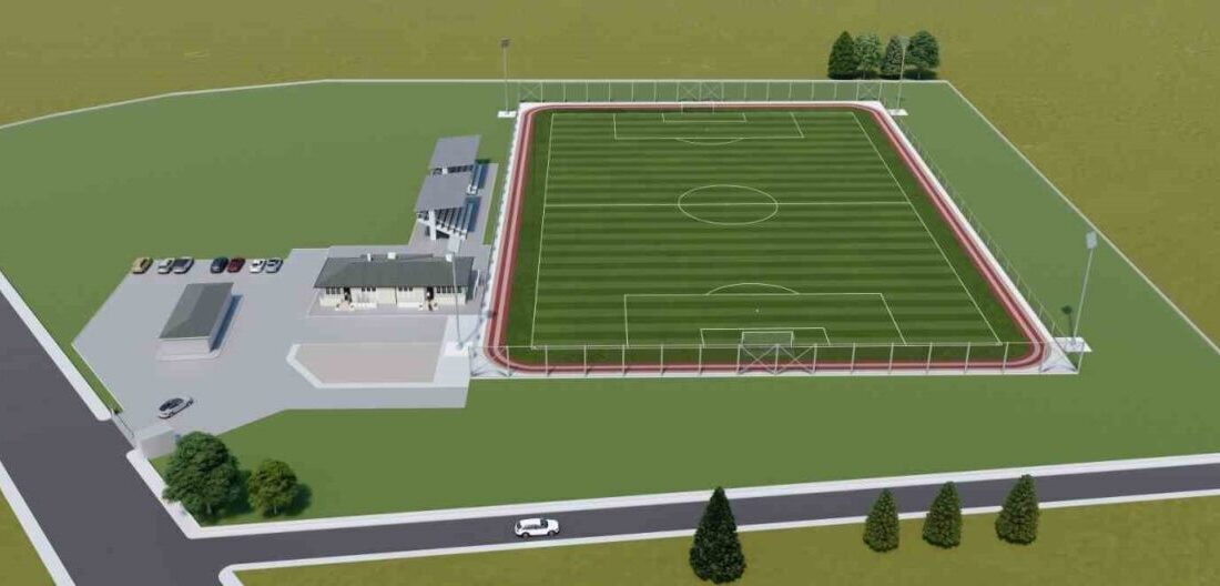 Eskişehir’de toplam maliyeti 35 milyon lira olan İnönü Futbol Sahası