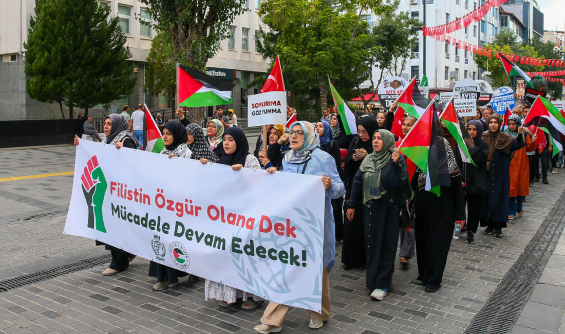 İZMİR (AA) – İzmir ve Uşak'ta, Filistin'e ve Küresel Sumud