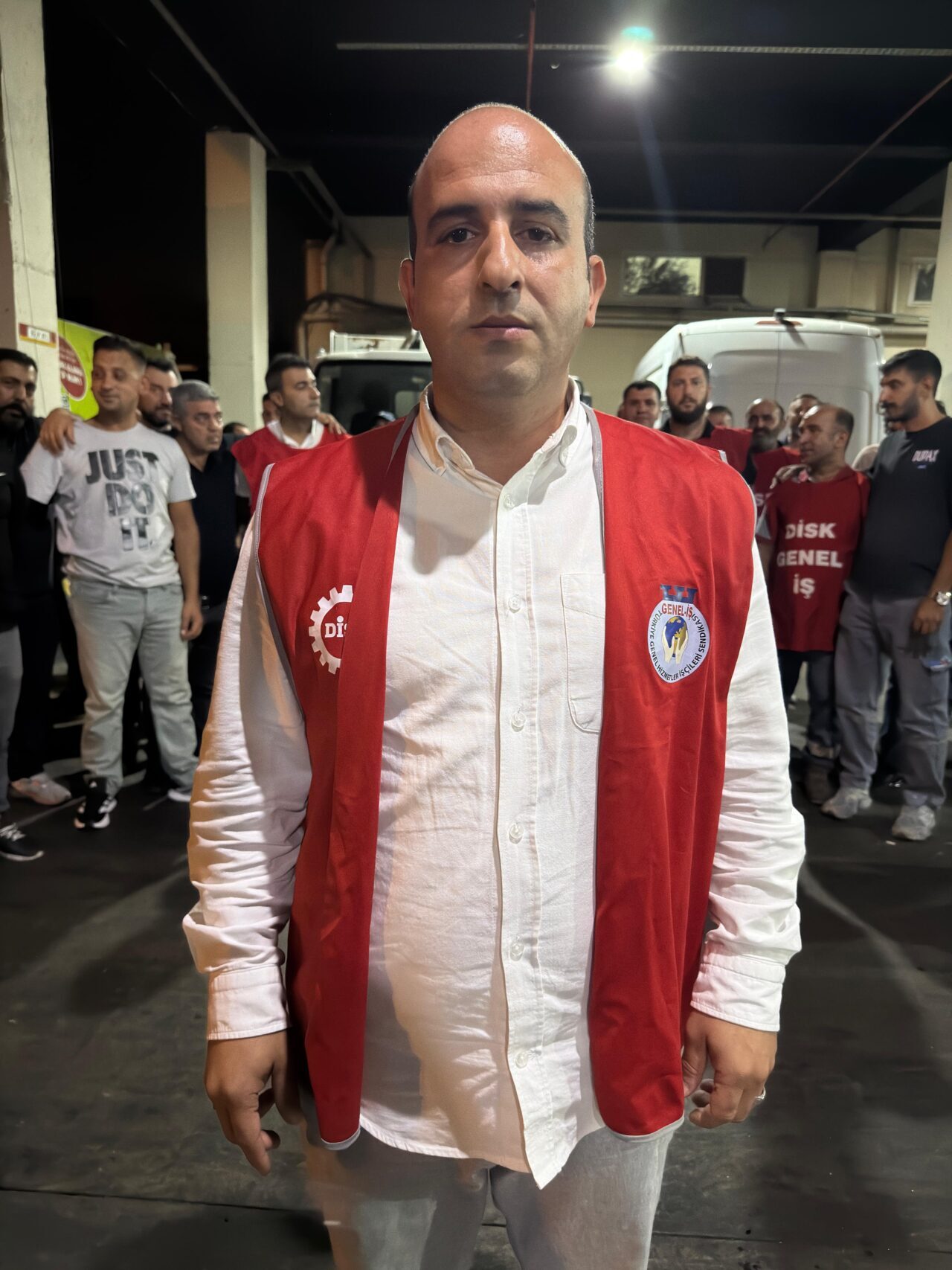- Genel-İş Sendikası 10 No'lu Şube Başkanı Ferit Akdoğan:
- "Hak
