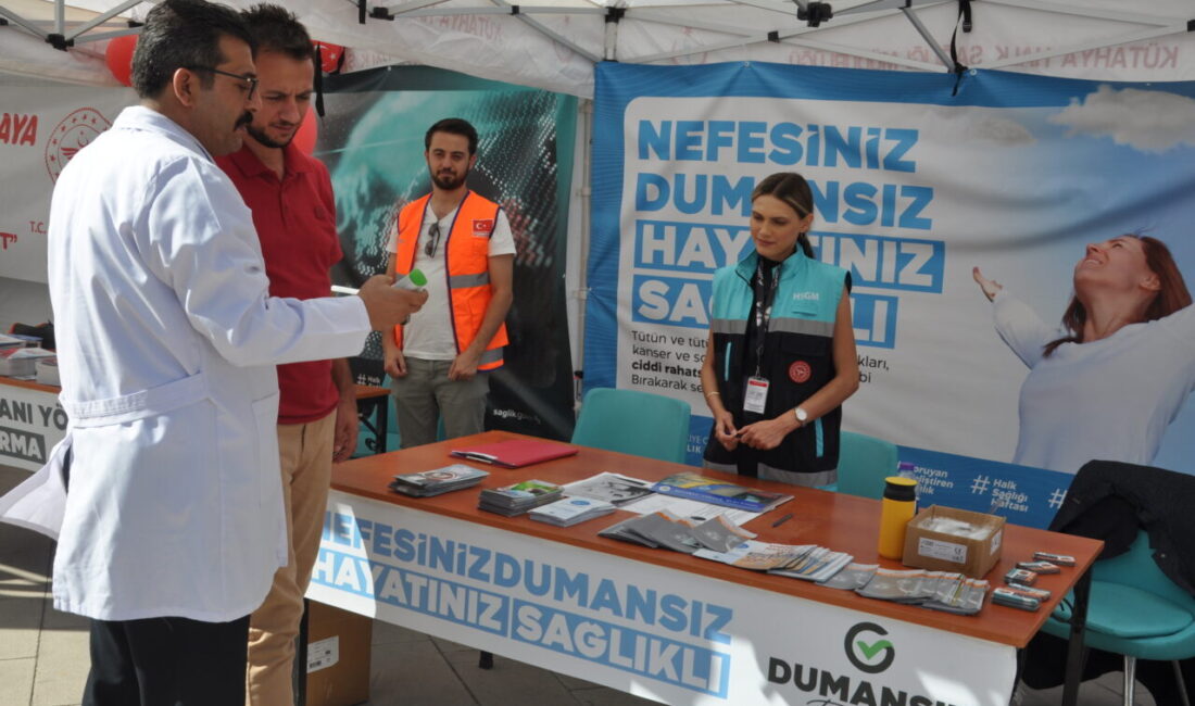 KÜTAHYA (AA) – Kütahya İl Sağlık Müdürlüğü, 3-9 Eylül Halk