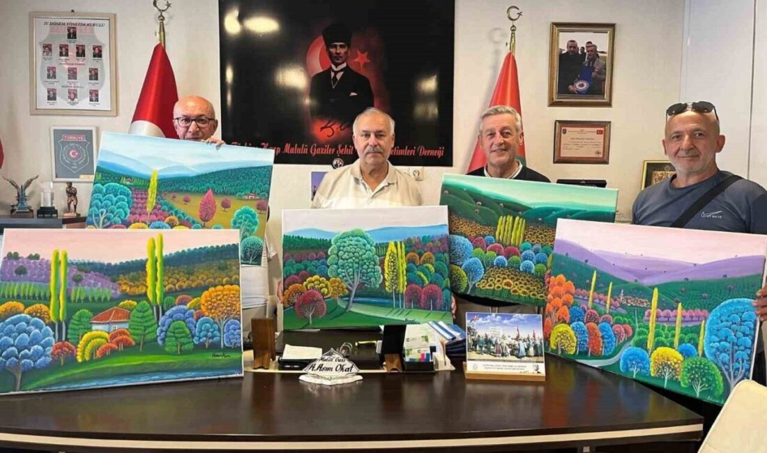 Emekli polis memuru ressam Hasan Kara, Harp Malulü Gaziler, Şehit,