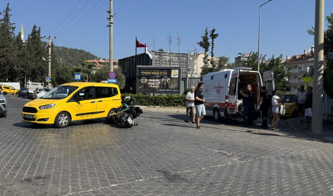 MUĞLA (AA) – Muğla'nın Marmaris ilçesinde taksiyle çarpışan motosikletin sürücüsü