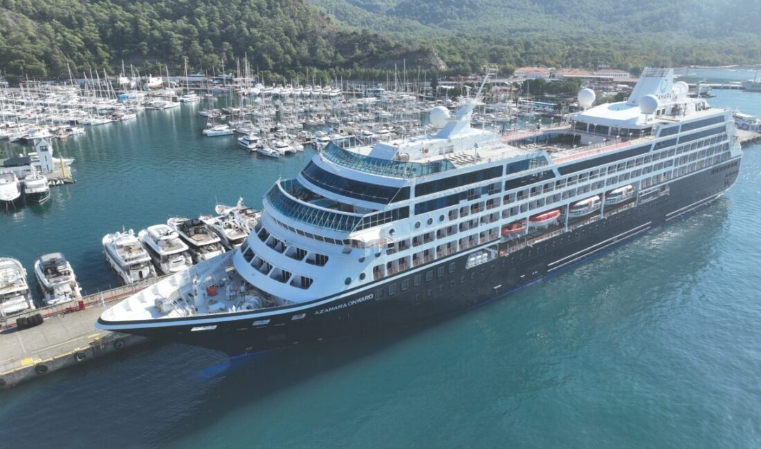 MUĞLA (AA) – Malta bayraklı "Azamara Onward" isimli kruvaziyer, 650