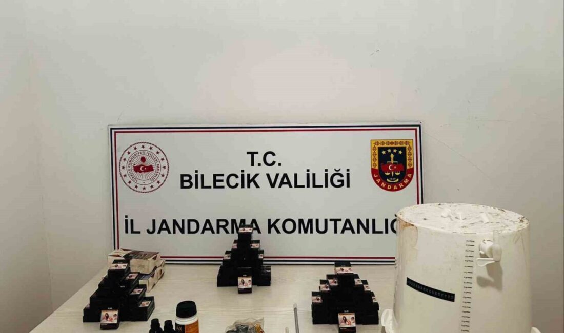 Bilecik’in Söğüt ilçesinde jandarma ekiplerince düzenlenen operasyonda çok sayıda kaçak