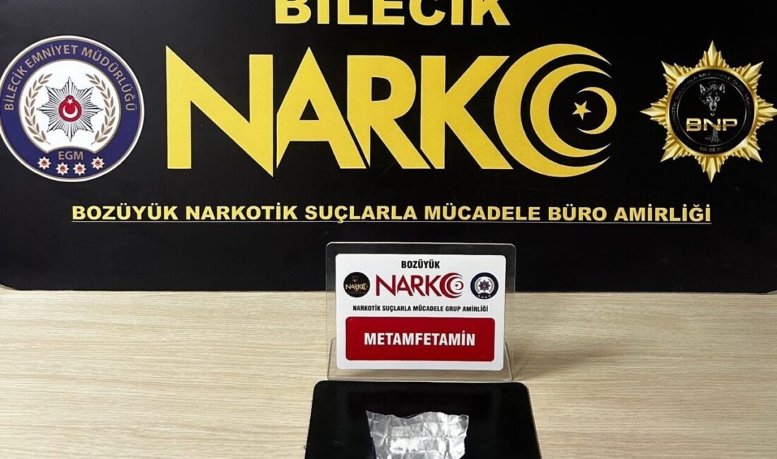 Bilecik İl Emniyet Müdürlüğü Narkotik Suçlarla Mücadele Şube Müdürlüğünce Bozüyük