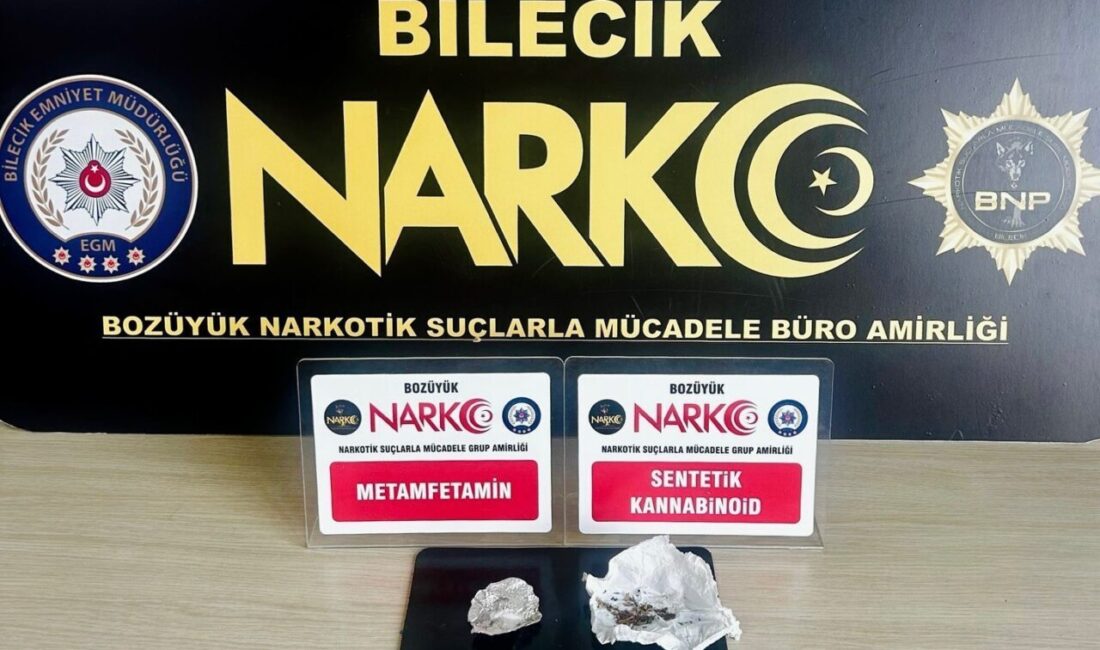 Bilecik’te polis ekiplerince düzenlenen uyuşturucu operasyonunda 1 kişi yakalandı. Bilecik