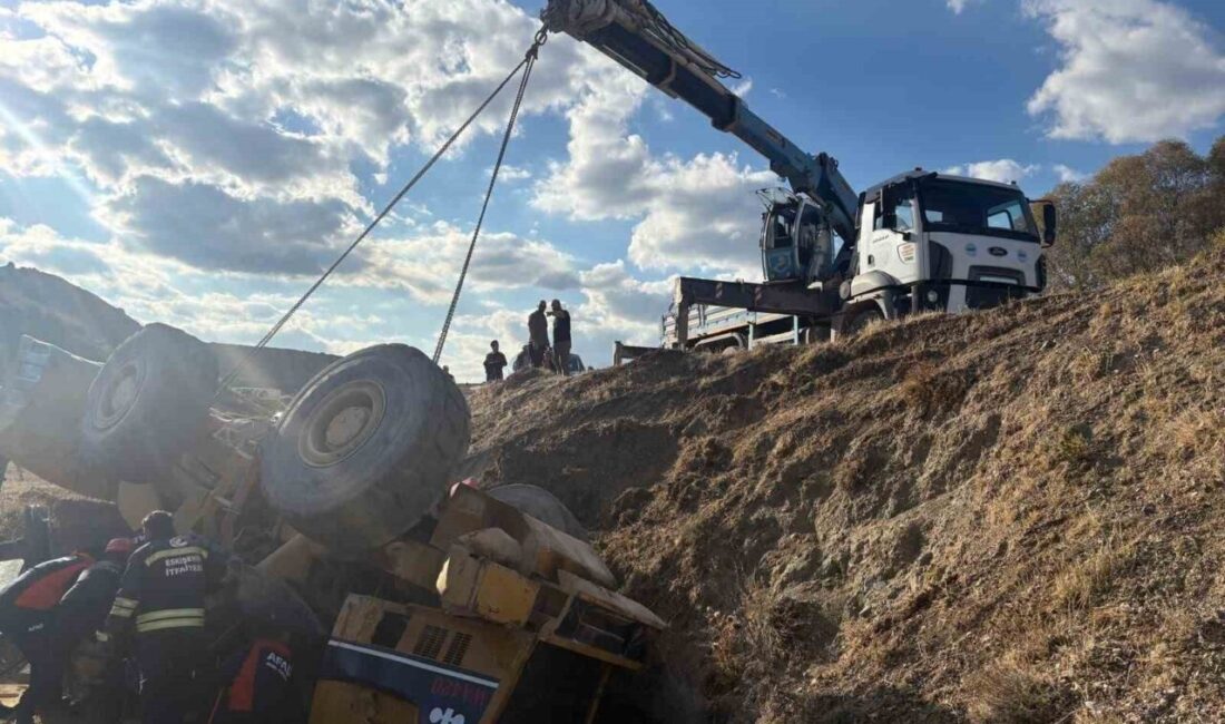 Eskişehir’in kırsal Gümele ile Karaalan mahalleleri arasında bulunan maden ocağında