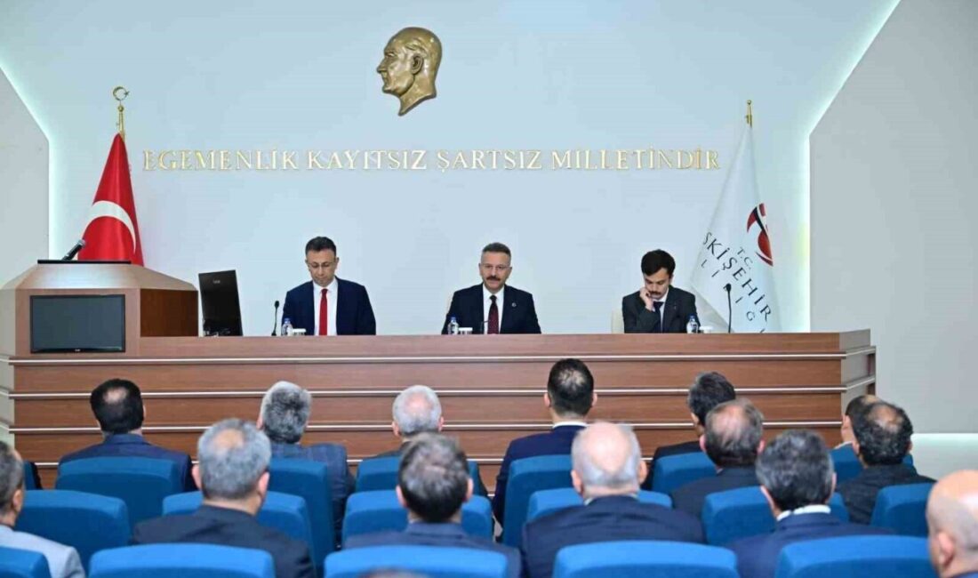 Eskişehir İl Koordinasyon Toplantısı’nda konuşan Vali Hüseyin Aksoy, “İlimizde çeşitli