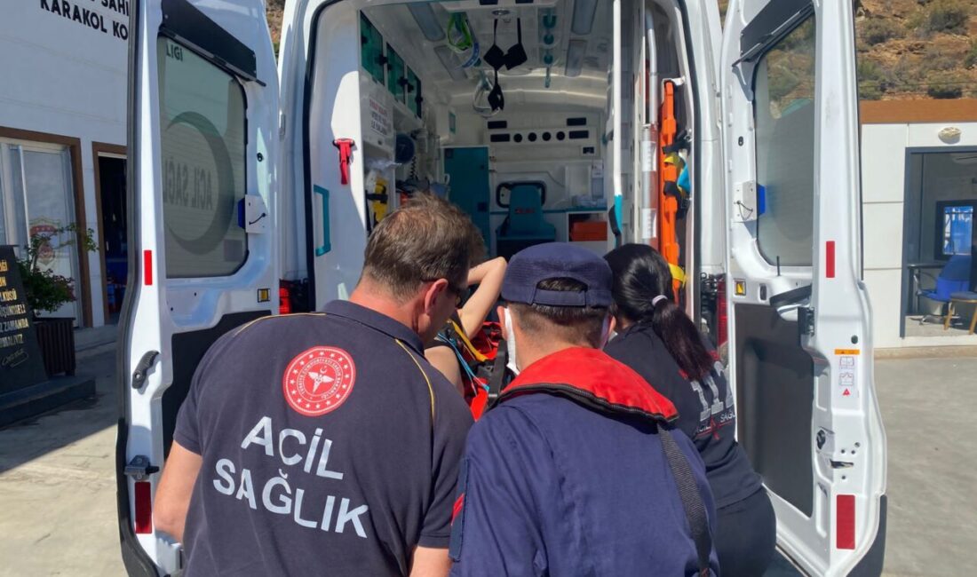 MUĞLA (AA) – Muğla'nın Fethiye ilçesi açıklarında ticari yatta yaralanan