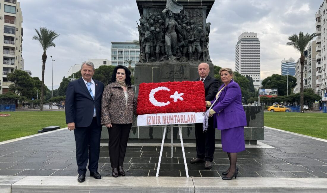 İZMİR (AA) – İzmir'de 19 Ekim Muhtarlar Günü dolayısıyla tören