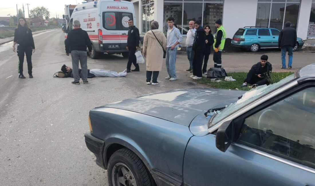 KÜTAHYA (AA) – Kütahya'da ehliyetsiz sürücünün idaresindeki otomobilin çarptığı 2