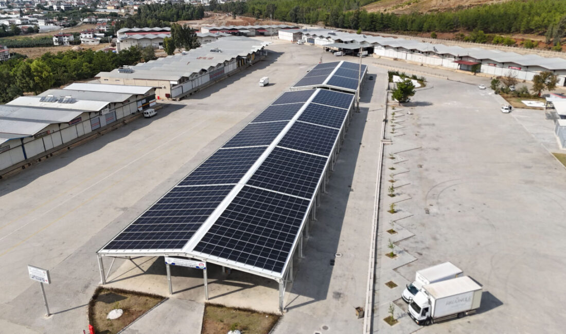 MUĞLA (AA) – Muğla'da, büyükşehir belediyesinin Fethiye Karaçulha Hali'nin çatısına