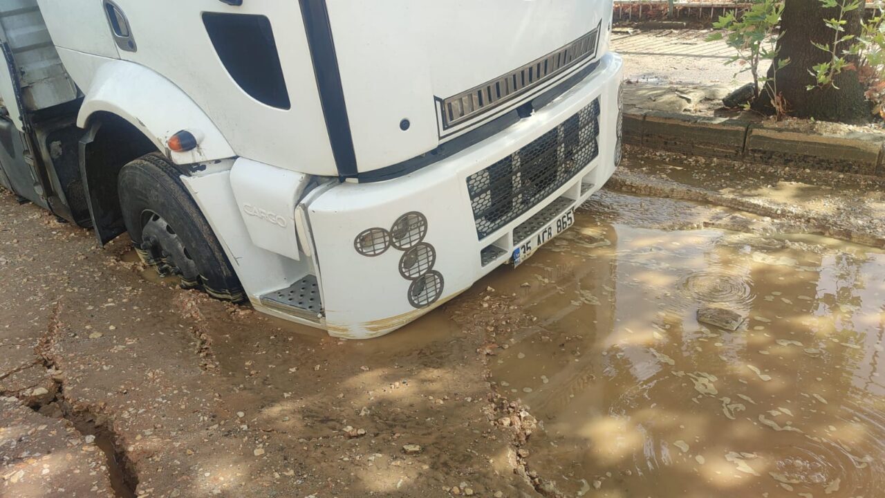 İZMİR (AA) – İzmir'in Ödemiş ilçesinde etkili olan yağış yaşamı