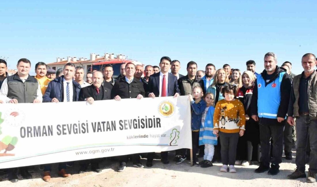 Eskişehir’in Beylikova ilçesinde şehit Eyüp Dereli’nin adının verildiği ağaçlandırma sahasına