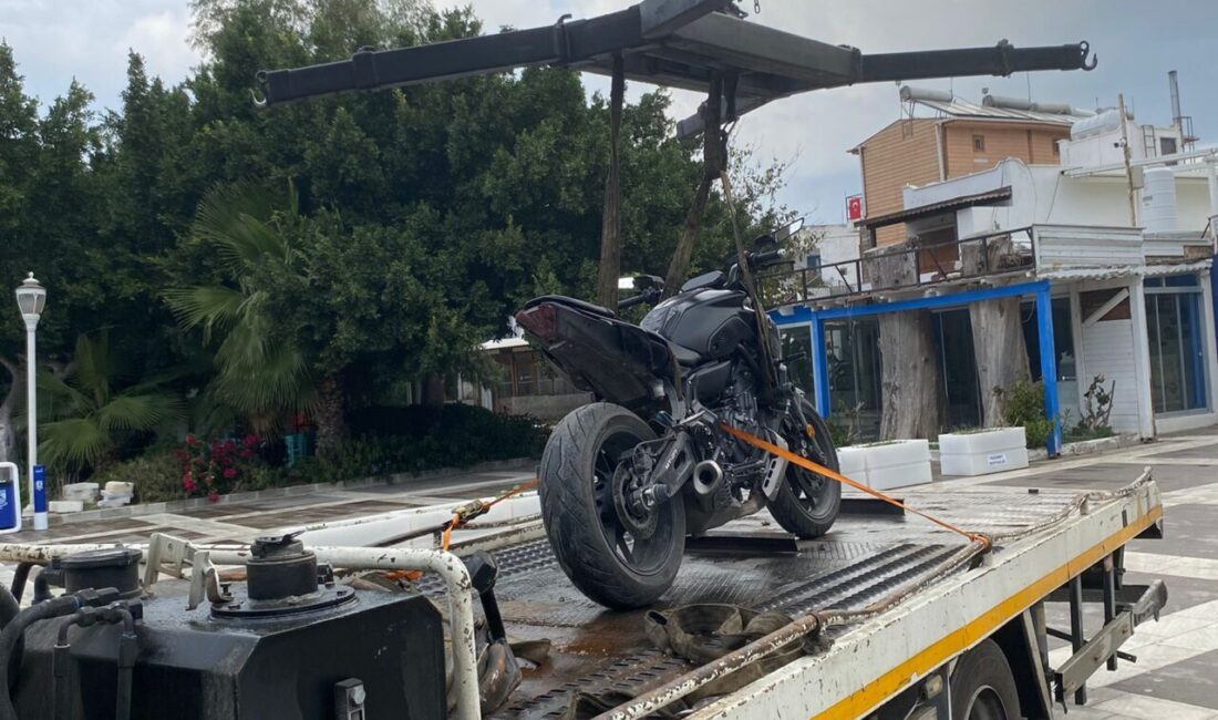 MUĞLA (AA) – Muğla'nın Bodrum ilçesindeki motosiklet denetimlerinde standartları uymayan