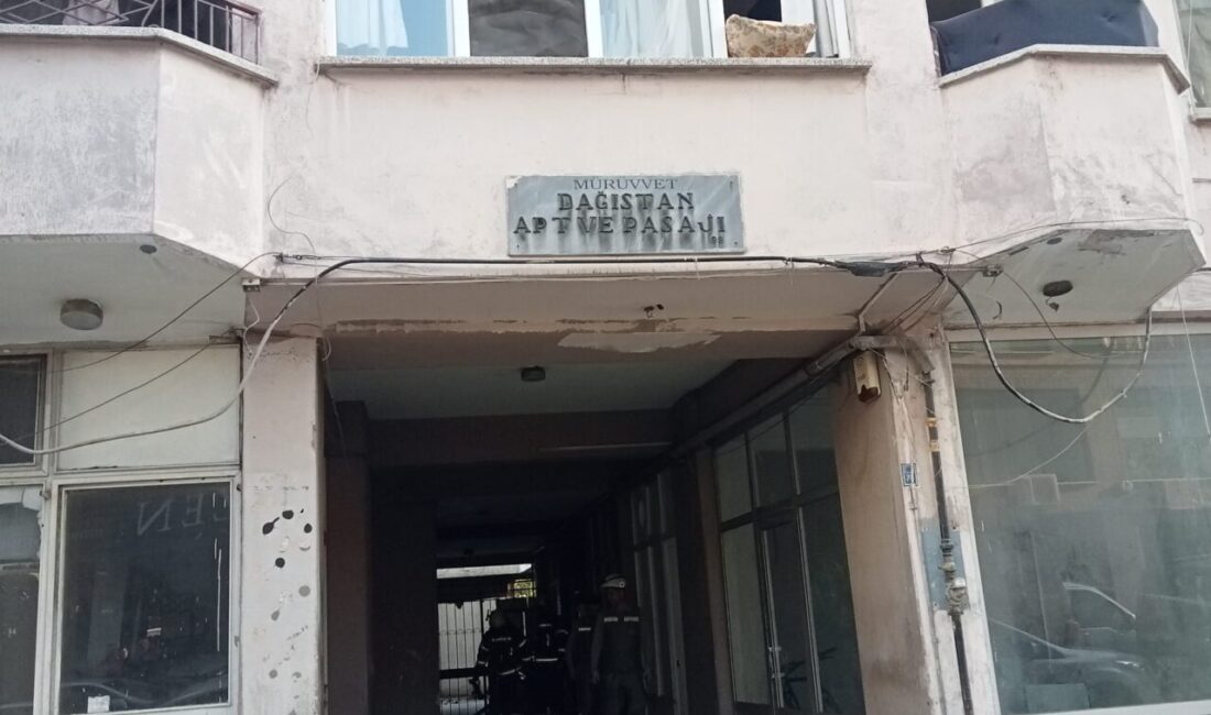 DENİZLİ (AA) – Denizli'nin Merkezefendi ilçesinde iş hanındaki evde çıkan