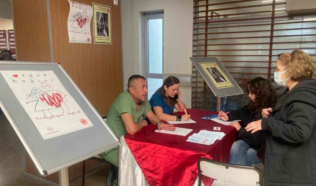 Organ Bağışı Haftası dolayısıyla, toplumda organ bağışının önemine dikkat çekmek