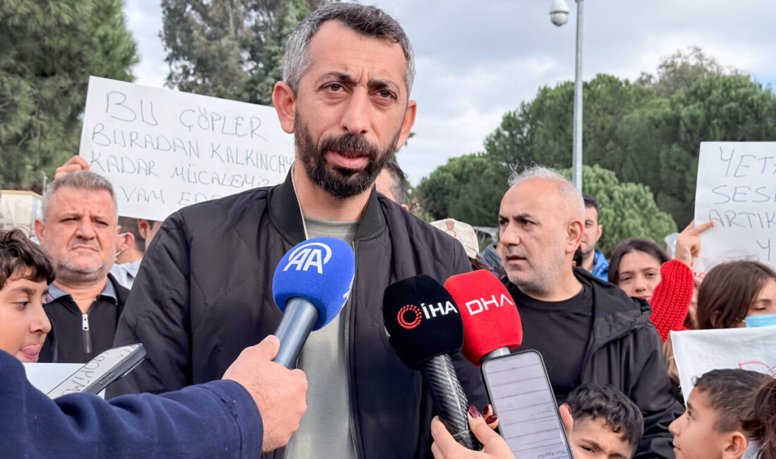 İZMİR (AA) – İzmir'de, Buca Belediyesi Temizlik İşleri Müdürlüğü Şantiyesi'nde